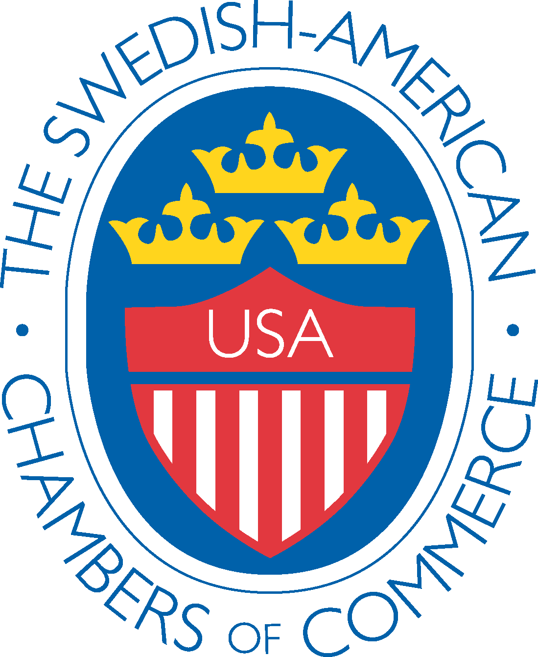 The Swedish American Chambers of Commerce Logo