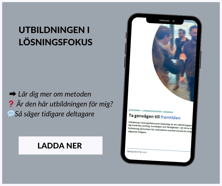 CTA Utbildning i lösningsfokuserat ledarskap